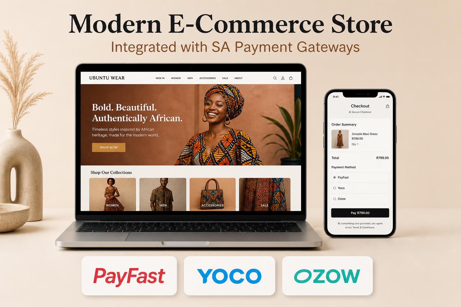 Modern E-Commerce Store with SA Payment Gateways