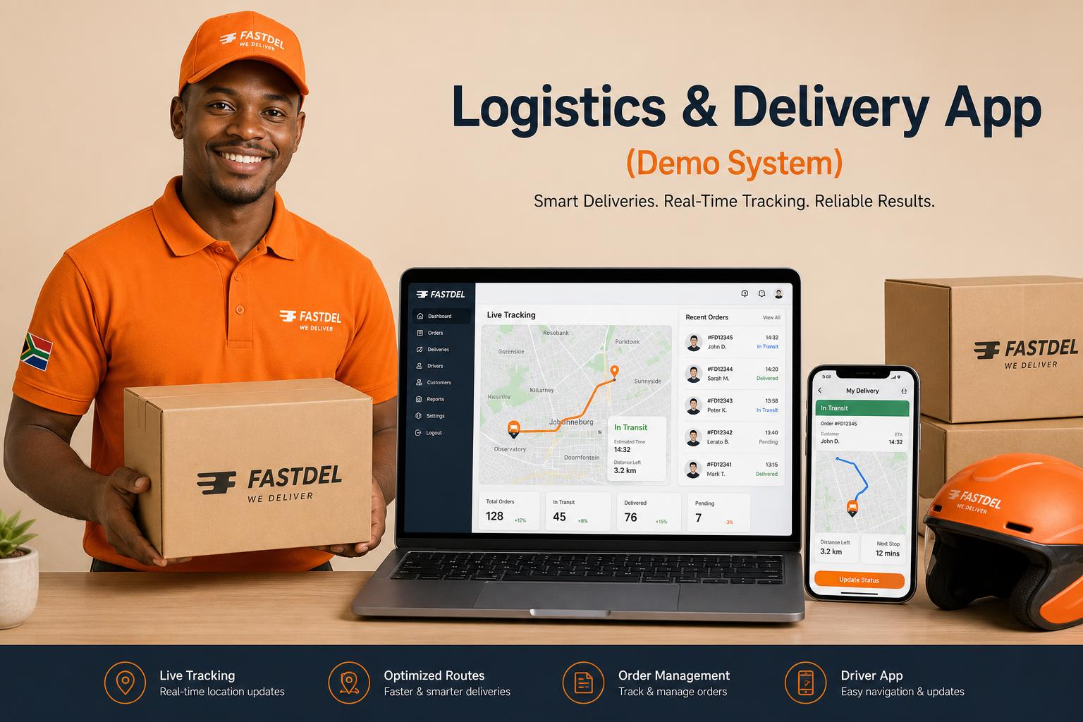 Logistics & Delivery App (Demo System)