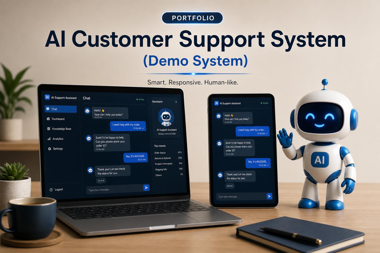 AI Customer Support System (Demo System)